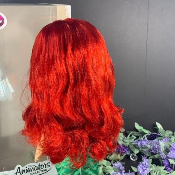 Disney Little Mermaid Ariel Doll Animators Collection Flounder Fish Doll Toy - Picture 5 of 9